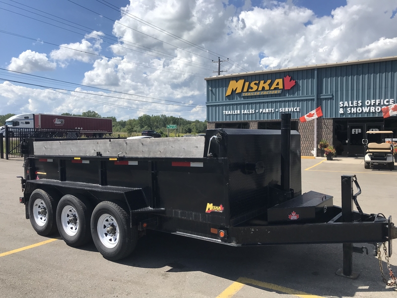 Cargo, Utility Trailers  2022 Miska 10 Ton Contractor Dump Trailer Photo